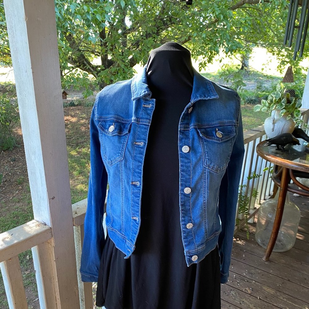 Denim Wax Jeans Jacket size lg. USA